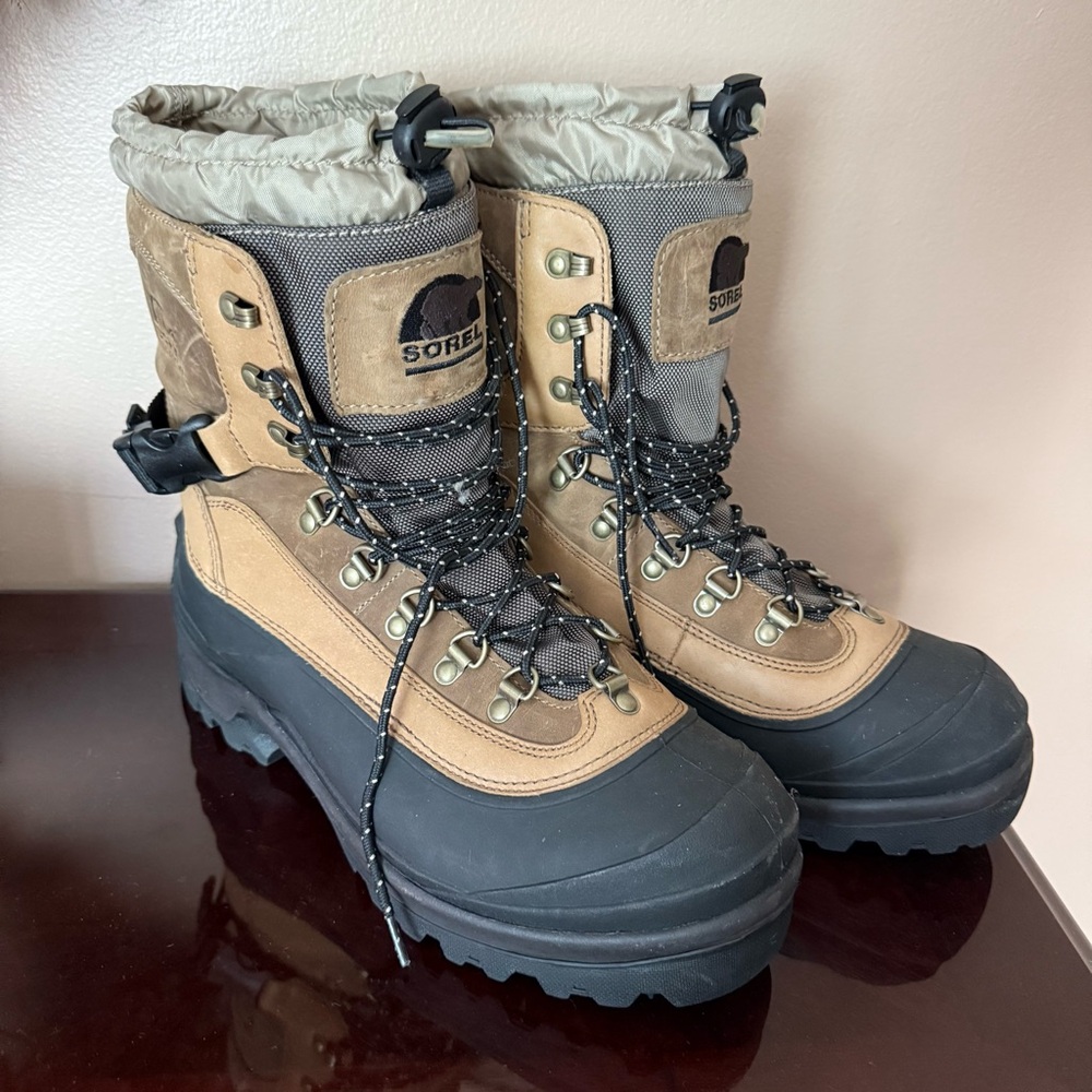 Sorel Brown and Black Insulated Boots